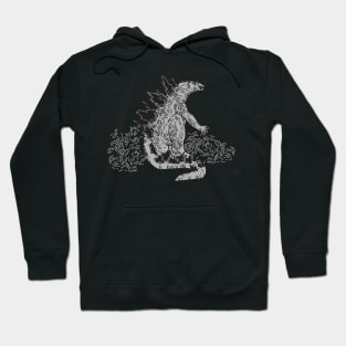 Traditional Godzilla. Hoodie